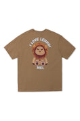 Load image into Gallery viewer, LERROI KHAKI LOVE WORD T-SHIRT KHAKI