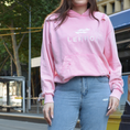 Load image into Gallery viewer, LERROI PINK URBAN WASHED LOGO PRINT HOODIE PINK