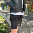 Load image into Gallery viewer, LERROI BLACK COTTON CARGO SHORT BLACK
