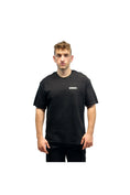 Load image into Gallery viewer, LERROI BLACK MIX FABR T-SHIRT BLACK