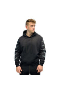 Load image into Gallery viewer, LERROI BLACK SIDE BOX SOLOGEN HOODIE BLACK