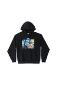 Load image into Gallery viewer, LERROI BLACK OIL PAT PRI HOODIE BLACK