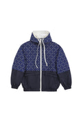 Load image into Gallery viewer, LERROI BLUE 2 MIX COL LOGO PRINTED JACKET BLUE