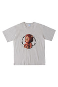 Load image into Gallery viewer, LERROI CREAM REL WORD LIO PRINT T-SHIRT CREAM