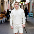 Load image into Gallery viewer, LERROI CREAM SIDE BOX SOLOGEN HOODIE CREAM