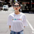 Load image into Gallery viewer, LERROI WHITE CARTOON WORD T-SHIRT WHITE