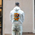 Load image into Gallery viewer, LERROI WHITE LION SKIING HOODIE WHITE