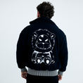 Load image into Gallery viewer, LERROI GREY FLEECE LION JACKET GREY