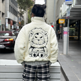 Load image into Gallery viewer, LERROI WHITE FLEECE LION JACKET WHITE