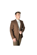 Load image into Gallery viewer, LERROI BROWN CASUE BLAZER BROWN