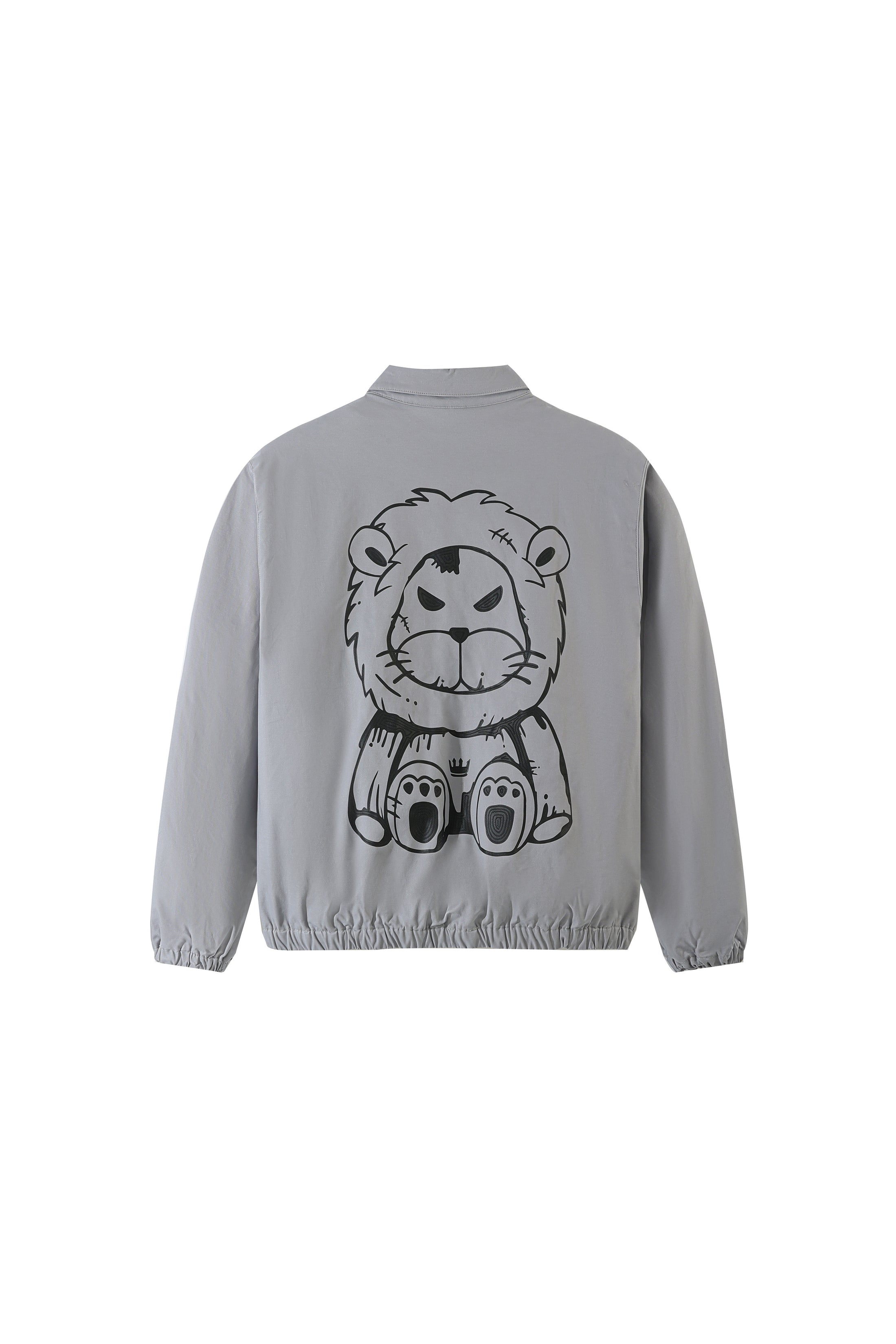 LERROI GREY WORD LION JACKET GREY