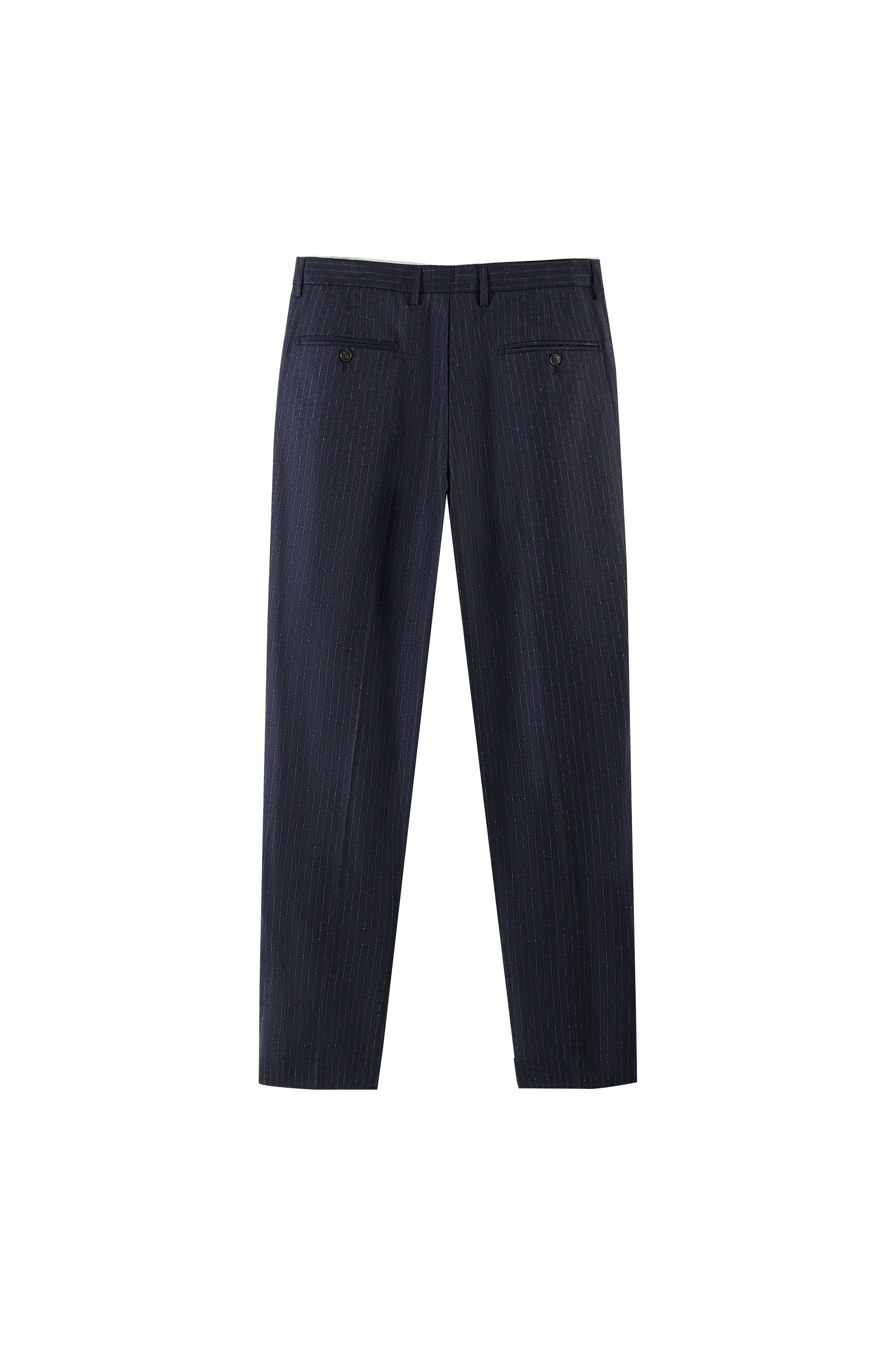 LERROI BLUE STRIPE SILM FIT TROUSER BLUE