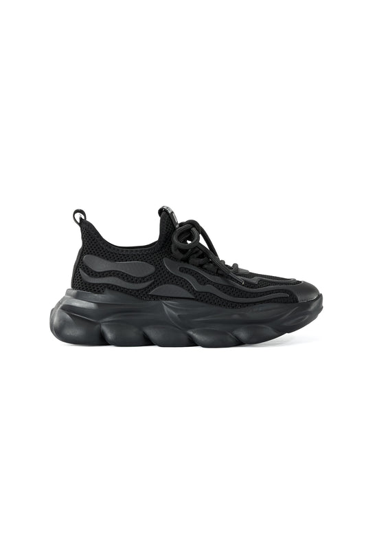 LERROI BLACK LOW TOP SPORT SNEAKER BLACK