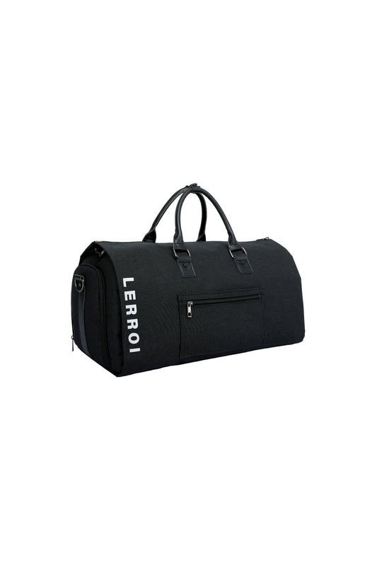 LERROI BLACK CLASSIC POLY DUFFLE BAG BLACK