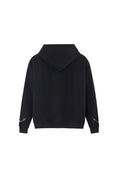 Load image into Gallery viewer, LERROI BLACK ZIP COTTON HOODIE BLACK
