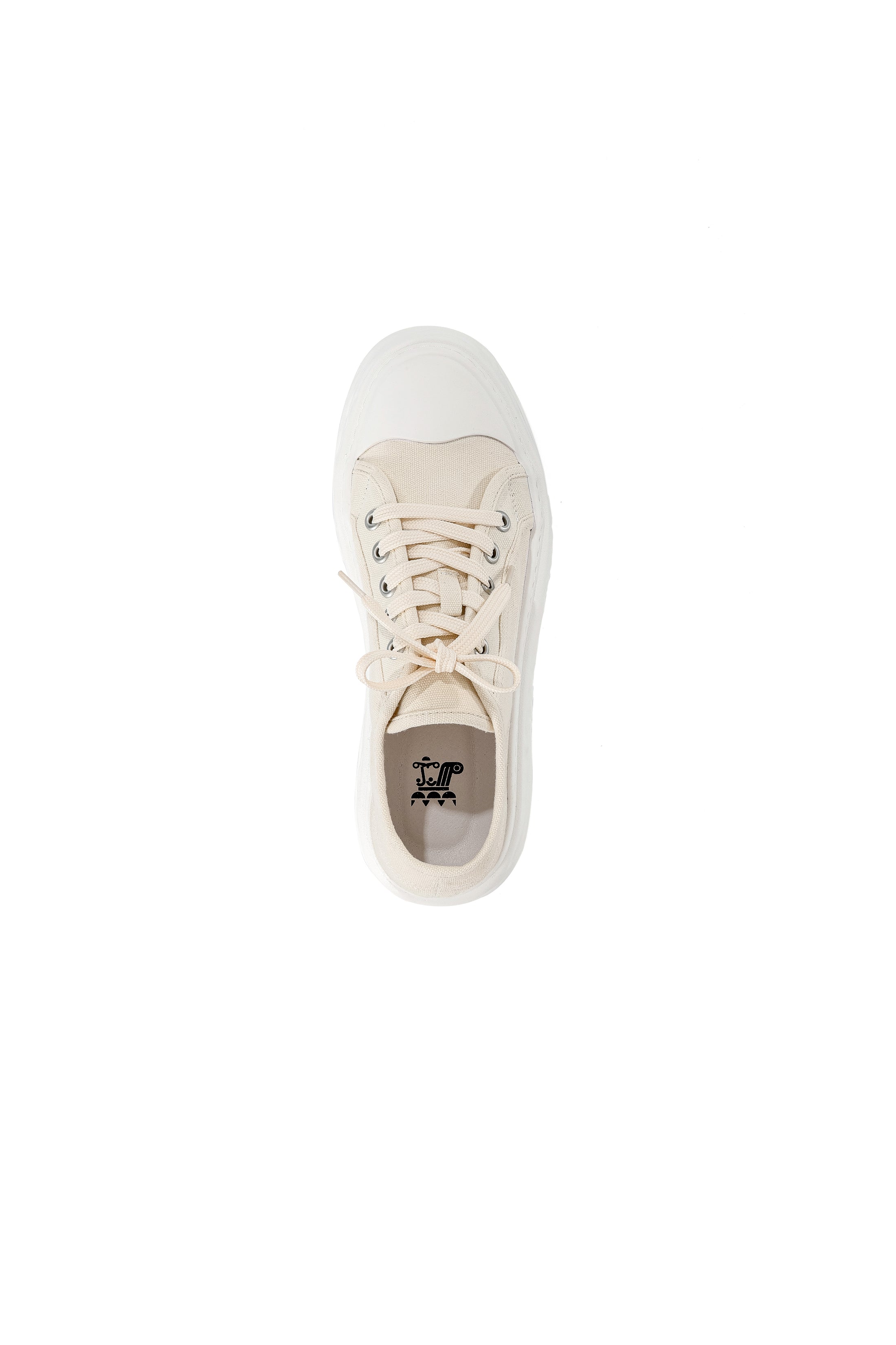 LERROI WHITE UNISEX LOW TOP SNEAKER WHITE