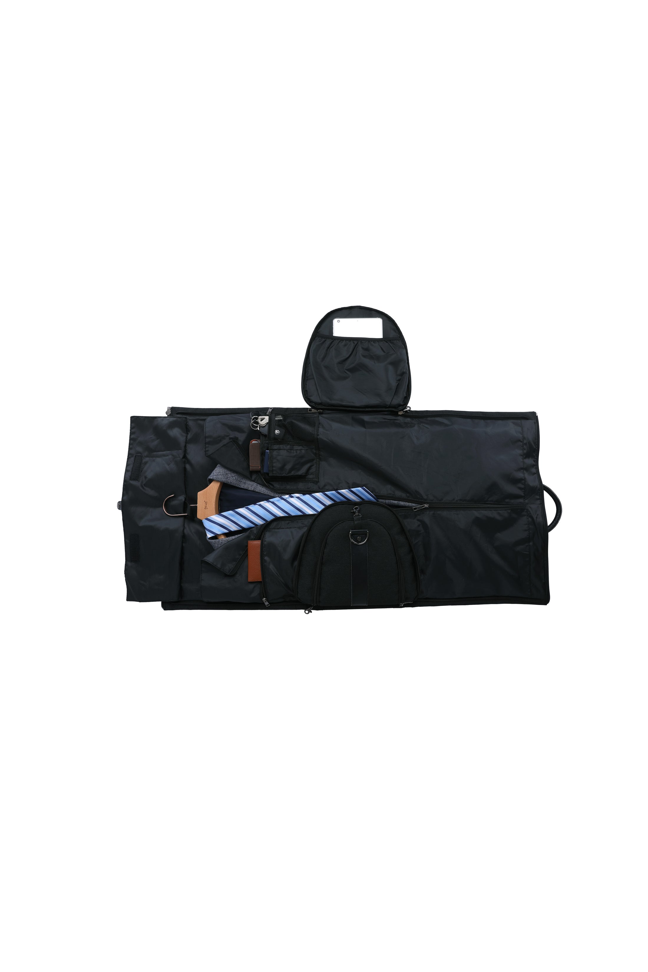 LERROI BLACK CLASSIC POLY DUFFLE BAG BLACK