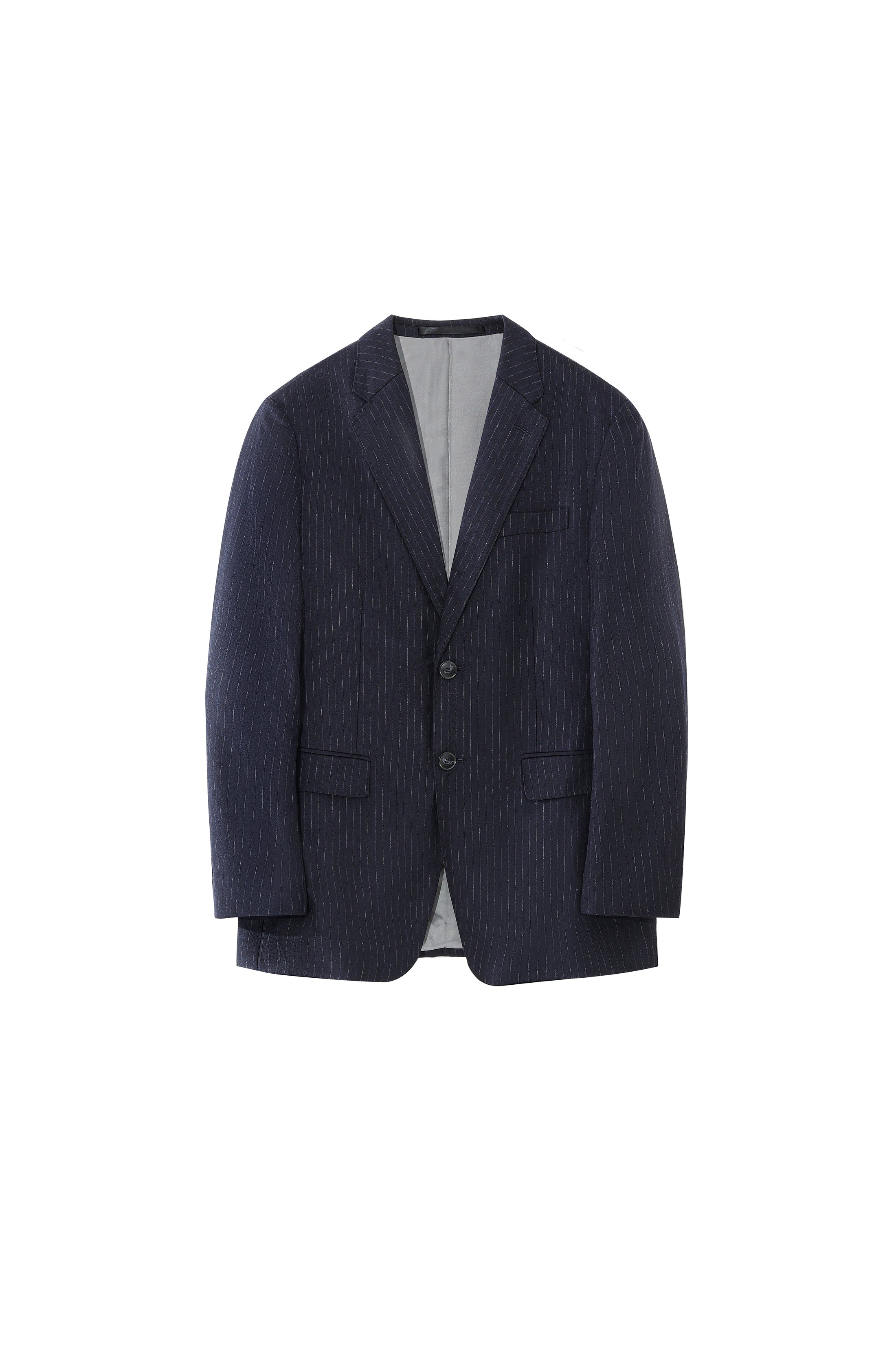 LERROI BLUE STRIPE SLIM FIT BLAZER BLUE