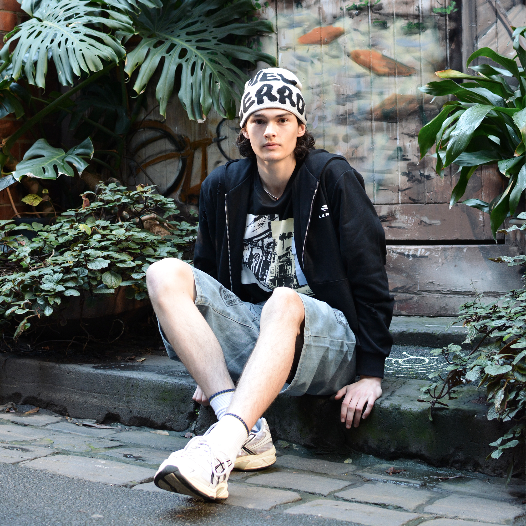 LERROI BLACK LOS ANGELES MIX COL T-SHIRT BLACK
