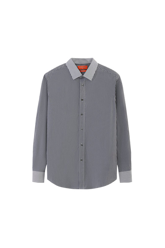 LERROI GREY 2 MIX SILM FIT SHIRT GREY