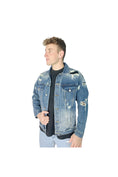 Load image into Gallery viewer, LERROI BLUE JEAN JACKET BLUE
