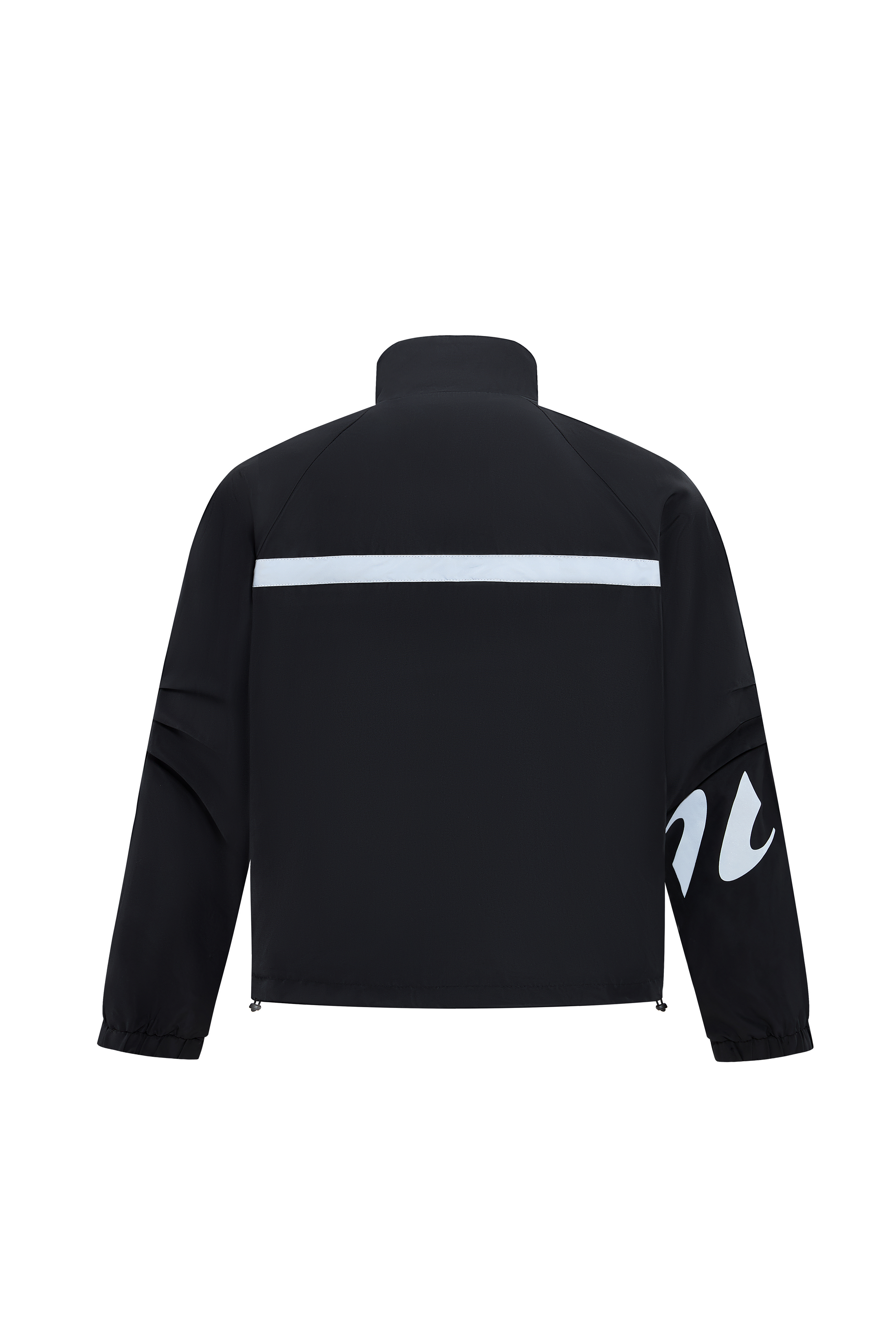 LERROI BLACK REFLECTIVE TAPE UTILITY JACKET BLACK