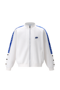 Load image into Gallery viewer, LERROI WHITE STREETWEAR PANELLED STAND COLLAR HOODIE WHITE
