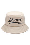 Load image into Gallery viewer, LERROI CREAM EMBROIDERY WORD HAT CREAM
