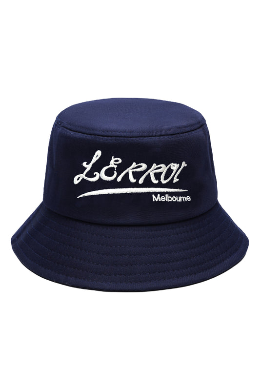 LERROI NAVY EMBROIDERY WORD LOGO HAT NAVY