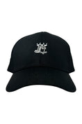 Load image into Gallery viewer, LERROI BLACK EMBROIDERY KING HAT BLACK
