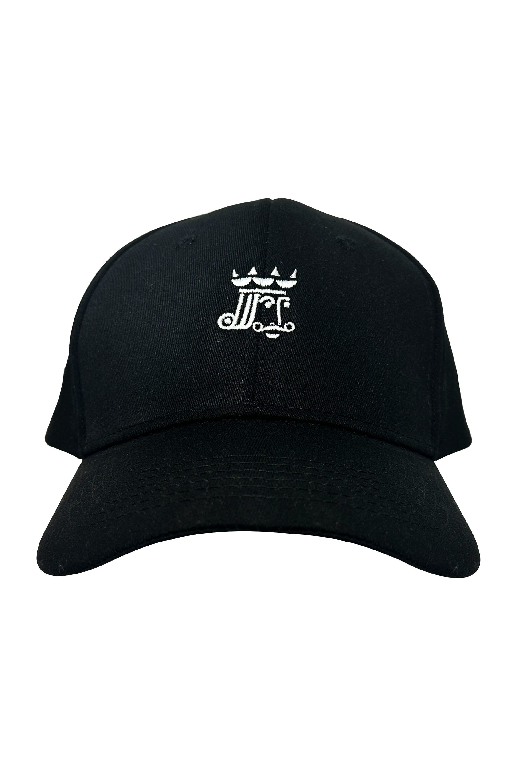 LERROI BLACK EMBROIDERY KING HAT BLACK