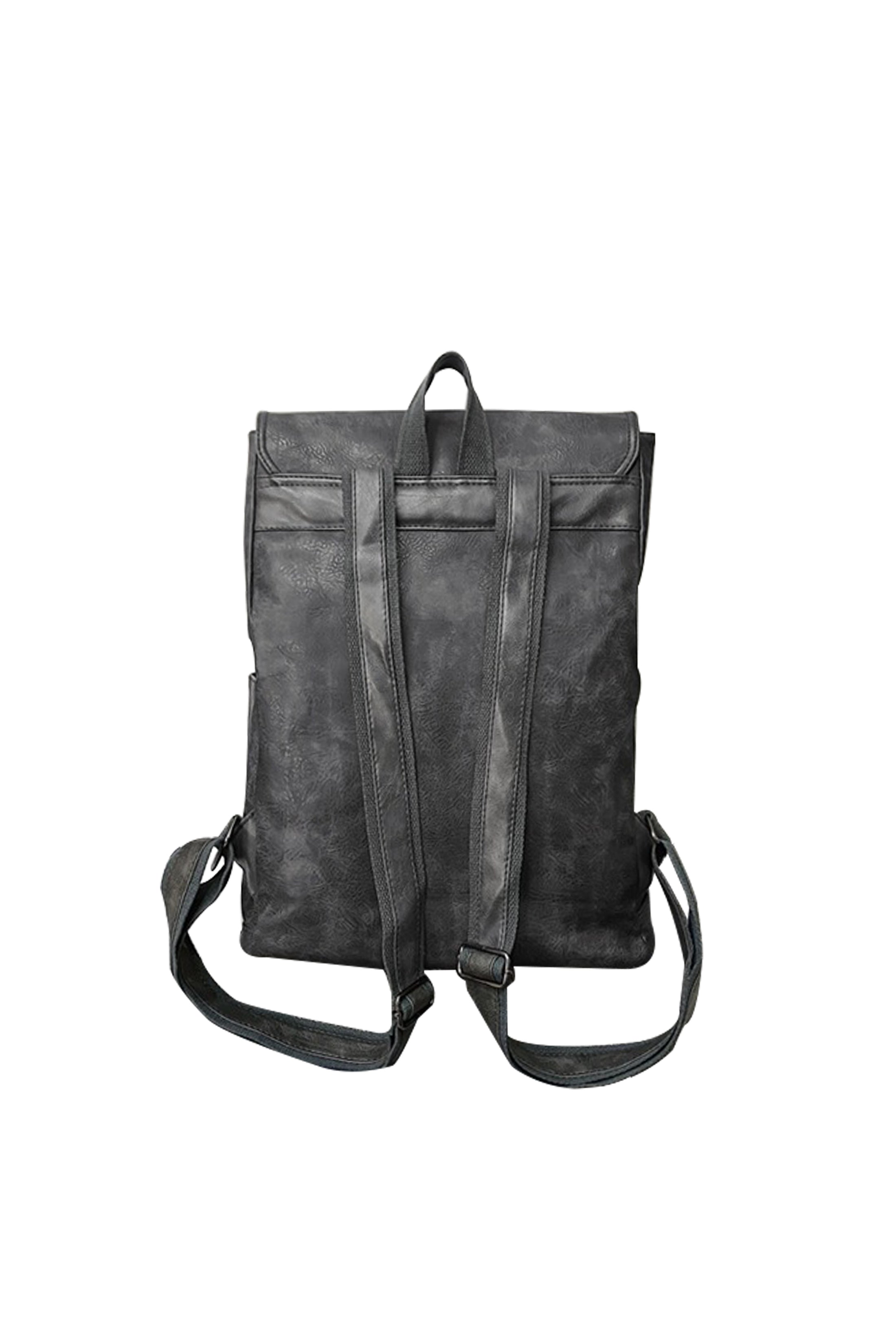 GREY RETRO TRAVEL BACKBAG GREY