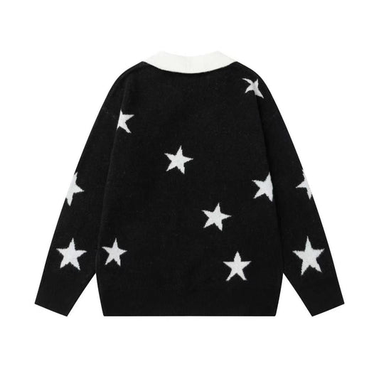 BLACK STAR SWEATER