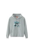 Load image into Gallery viewer, LERROI GREY FLOWER KING HOODIE GREY
