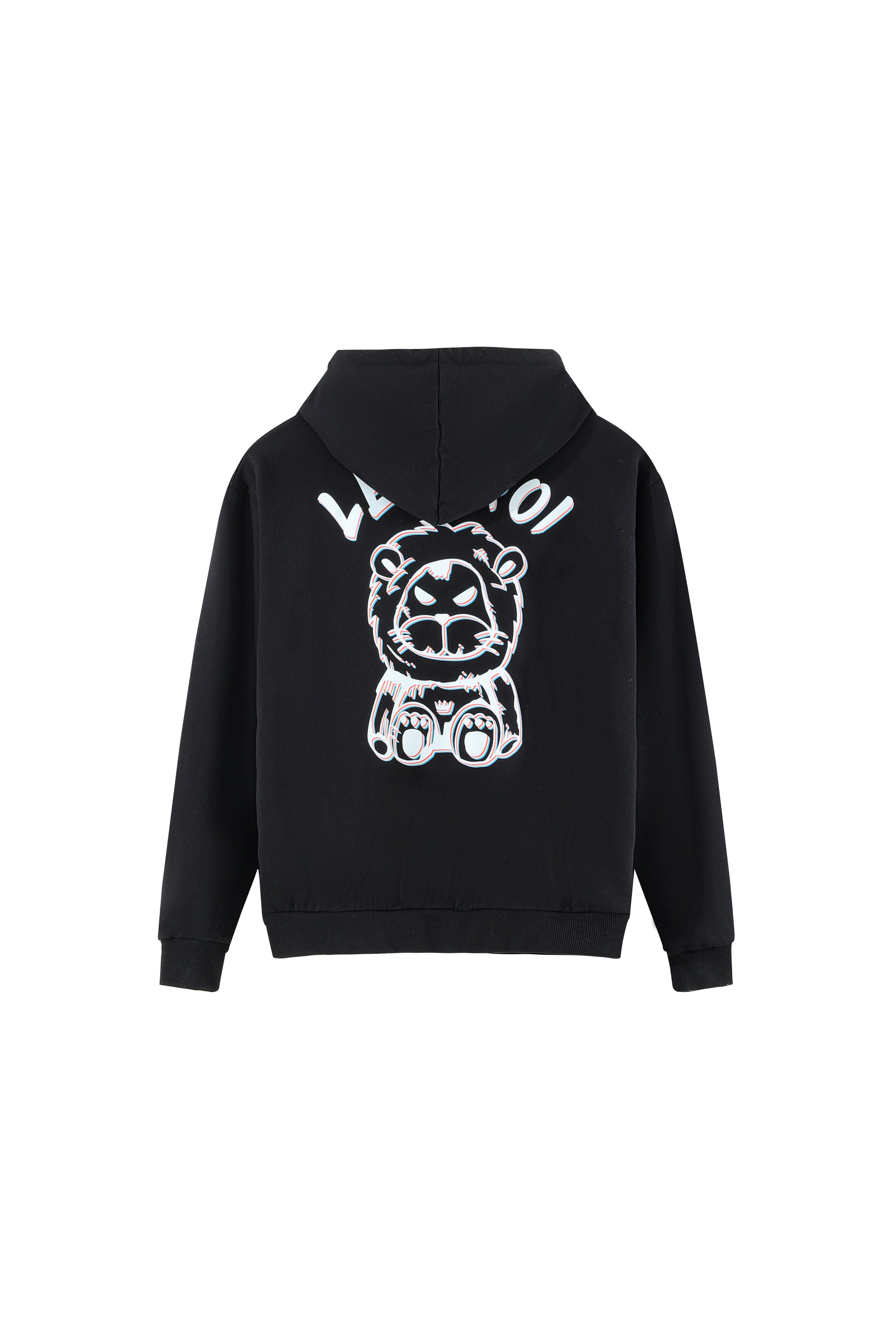 LERROI BLACK COL LERROI LION HOODIE BLACK