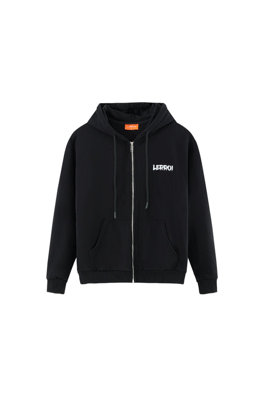 LERROI BLACK COL LERROI LION HOODIE BLACK