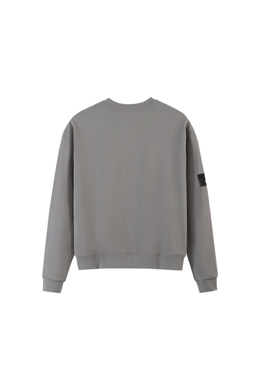 LERROI GREY BOX LETTER SWEATSHIRT GREY