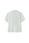 Load image into Gallery viewer, LERROI WHITE COTTON POLY POLO WHITE
