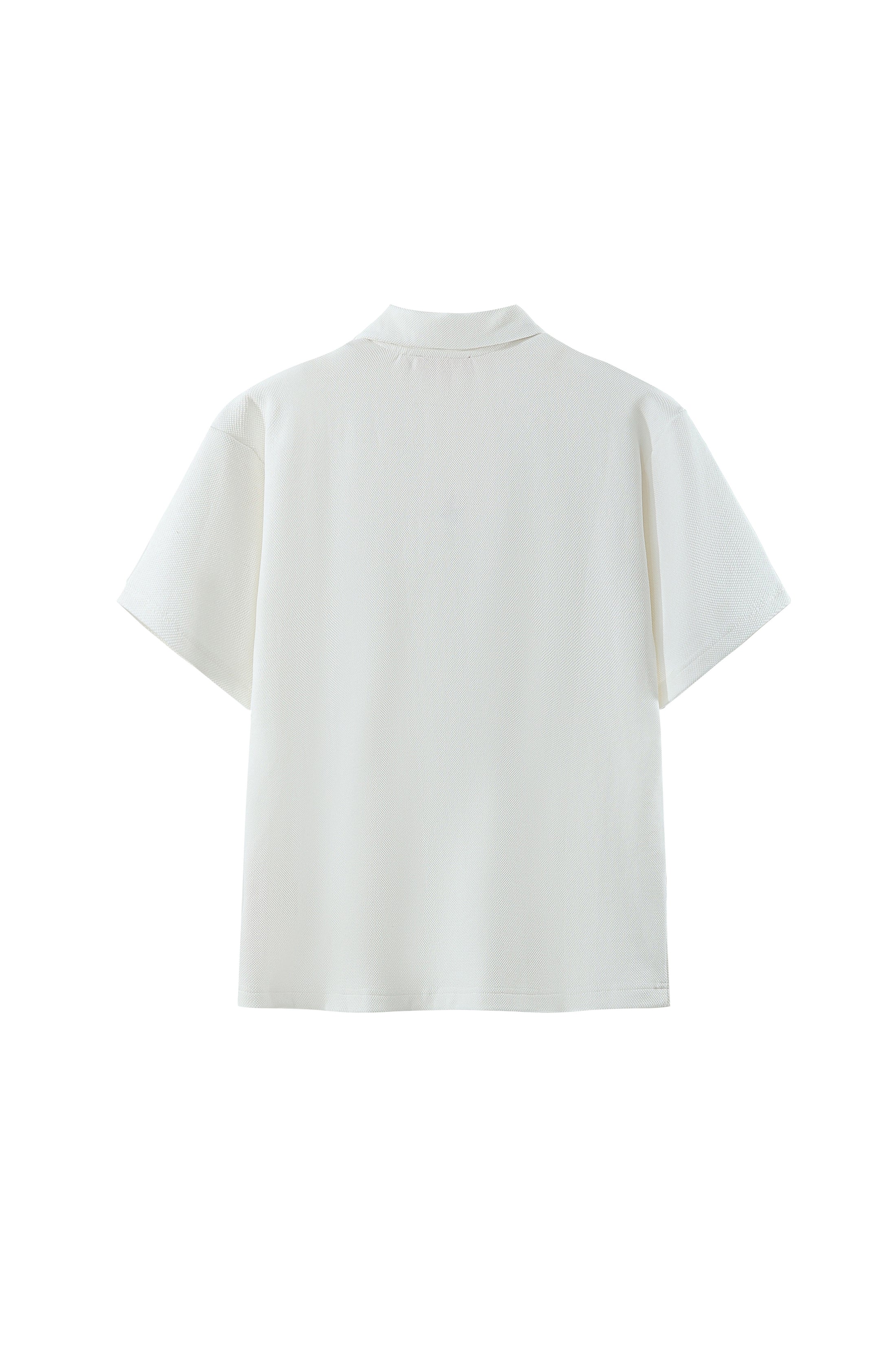 LERROI WHITE COTTON POLY POLO WHITE