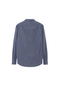 Load image into Gallery viewer, LERROI NAVY CHECK SHIRT NAVY
