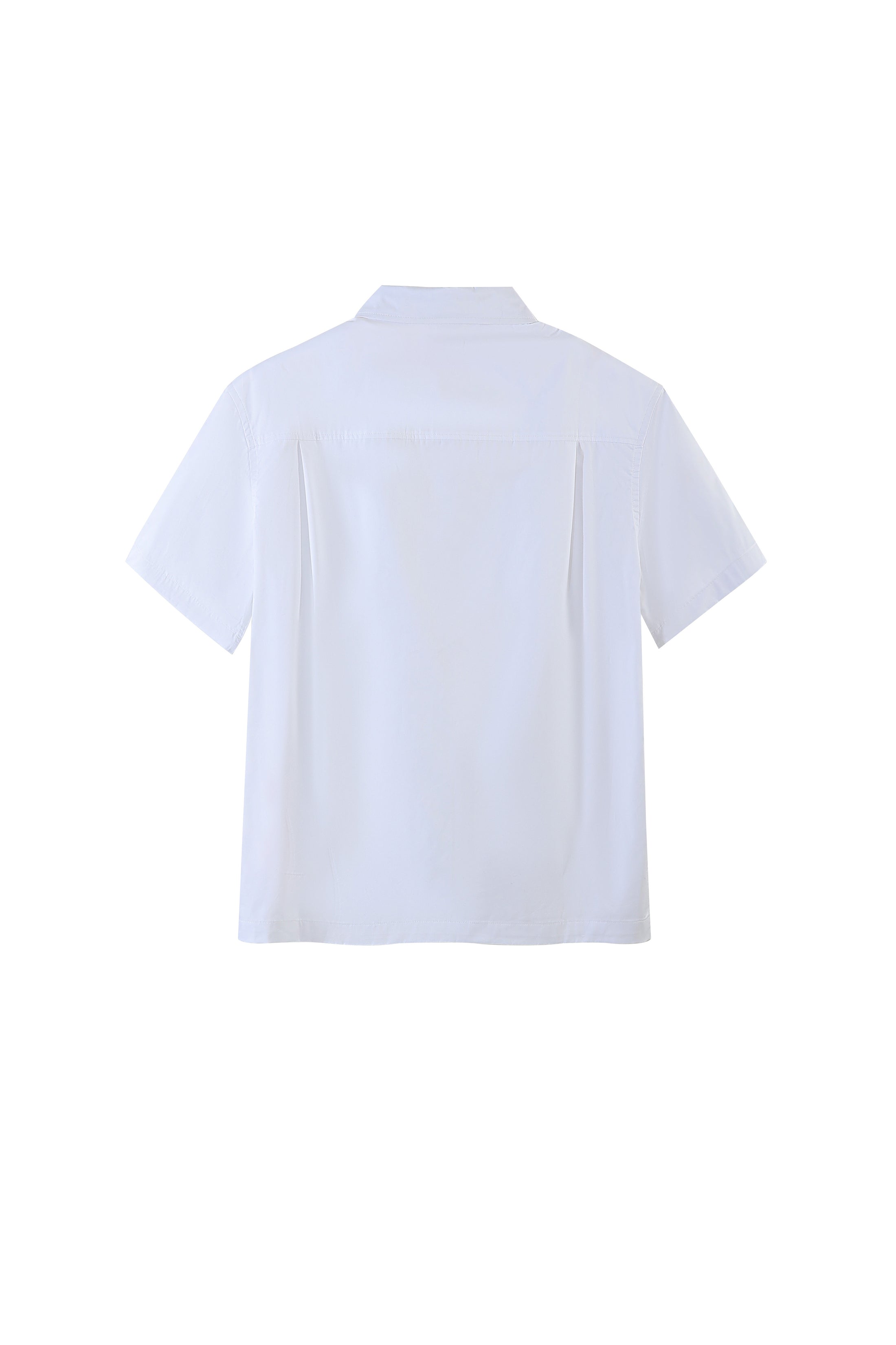 LERROI WHITE SHORT SLE OVERSHIRT WHITE