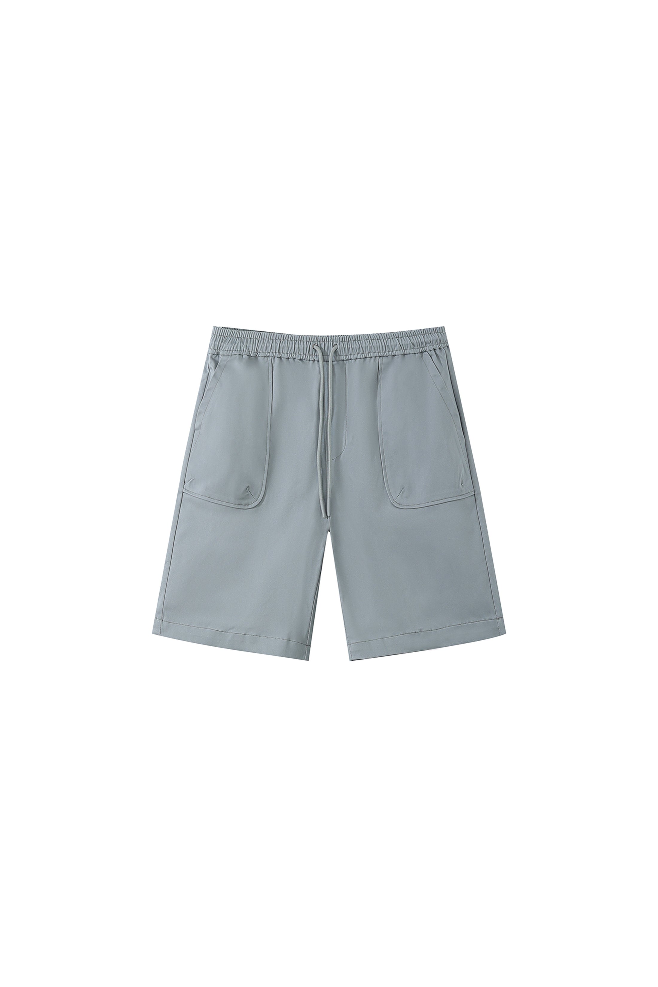 LERROI GREY PATCH POCKET SHORT CHINO GREY