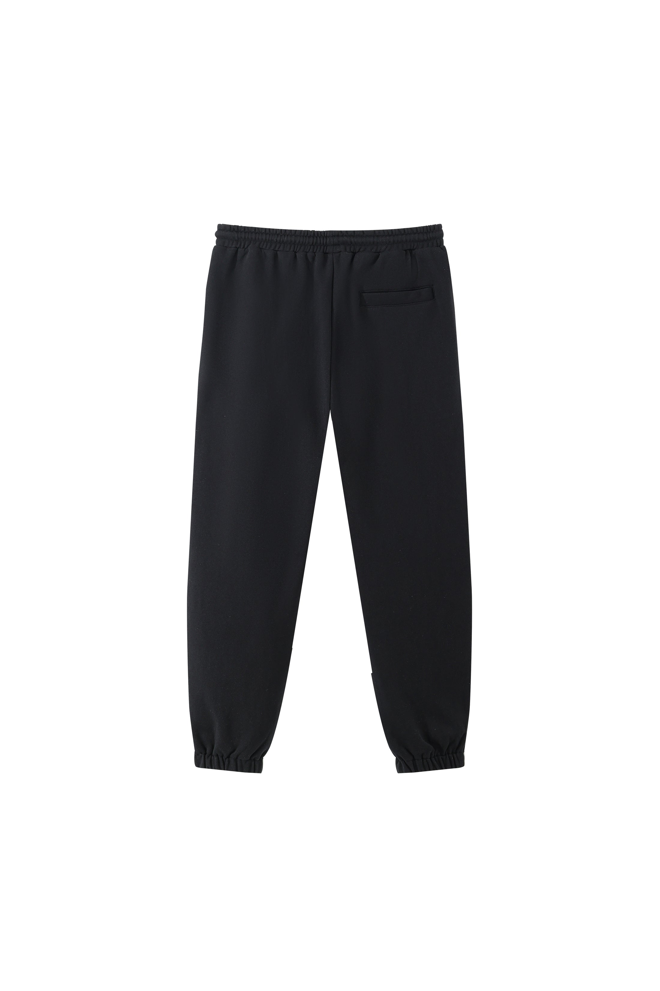 LERROI BLACK RUNNING LETTER PRINT SWEATPANT BLACK