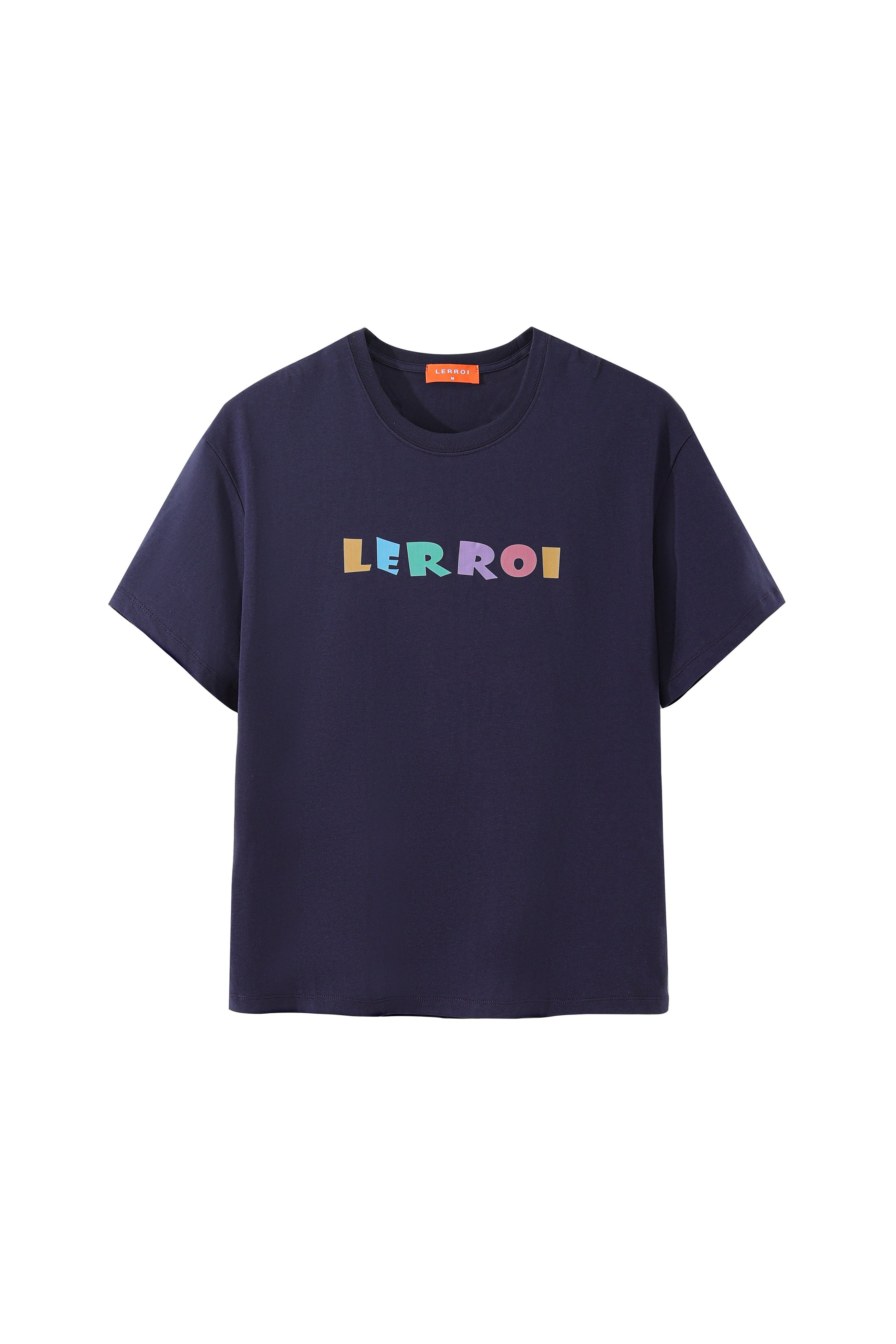 LERROI BLUE CARTOON WORD T-SHIRT BLUE