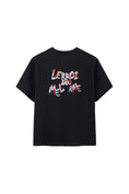 Load image into Gallery viewer, LERROI BLACK COOL COL WORD T-SHIRT BLACK
