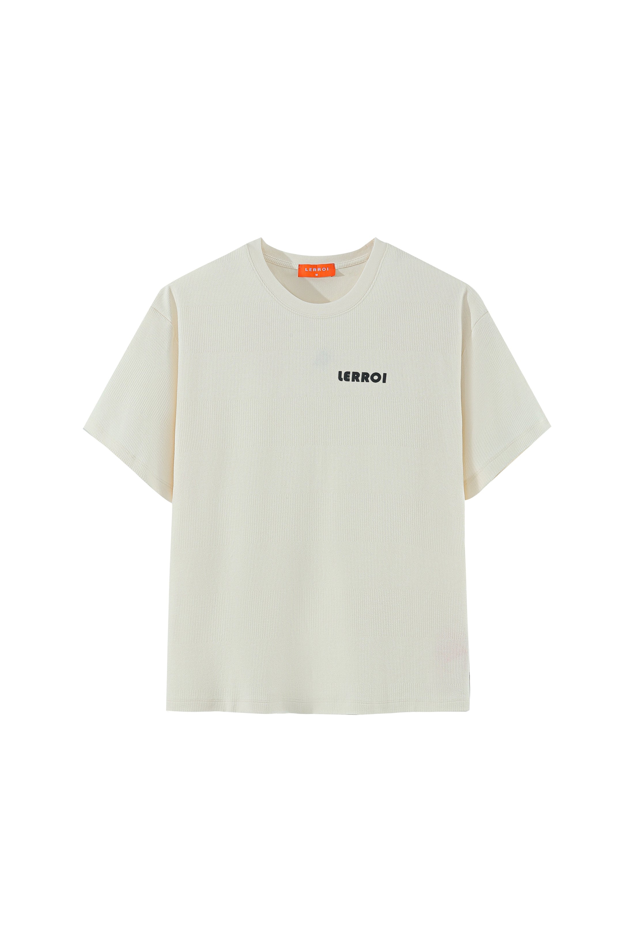 LERROI CREAM MIX FABR T-SHIRT CREAM