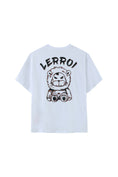 Load image into Gallery viewer, LERROI WHITE WORD LION T-SHIRT WHITE
