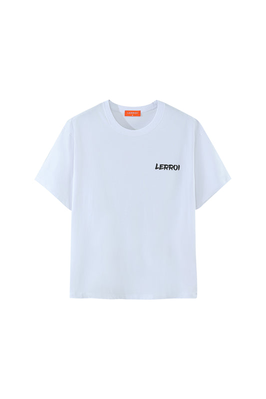 LERROI WHITE WORD LION T-SHIRT WHITE