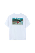 Load image into Gallery viewer, LERROI WHITE BACK PAINTING WORD T-SHIRT WHITE
