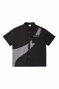 Load image into Gallery viewer, LERROI BLACK MIX COL OVERSHIRT BLACK
